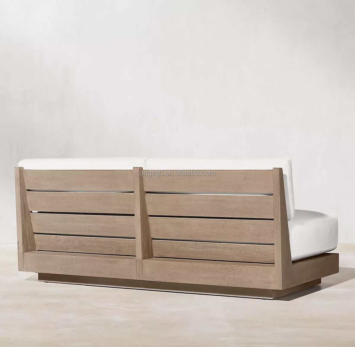 Minimalism Outdoor Garden Sofa Set Popular and Luxury Teak Patio Furniture
