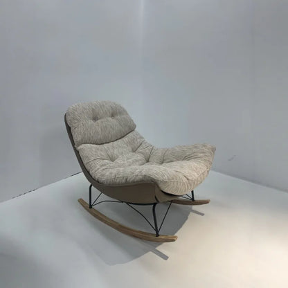 Premium light luxury lazy rocking chair sedentary without collapsing living room single sofa chair