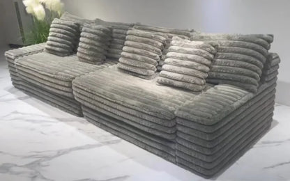 Vacuum Pack Sectional Couches Luxury Living Room White Cloud Sofa Modular Compressed Sofa Set Furniture