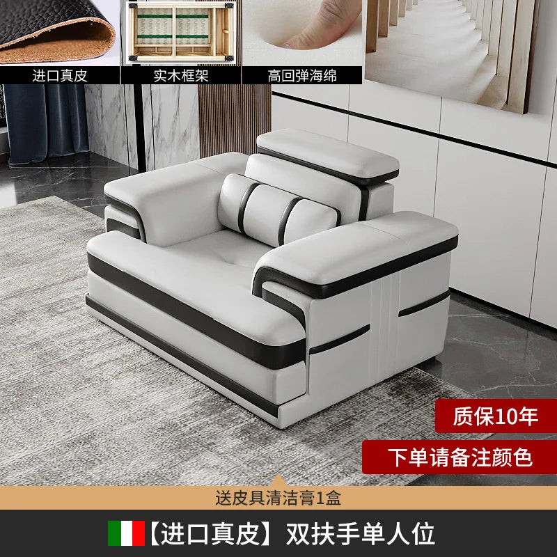 PatioLix Massage Minimalist Sofas Modern Leather Sectional Designer Sofas Lazy Luxury Cadeiras Para Sala De Estar Living Room Furniture