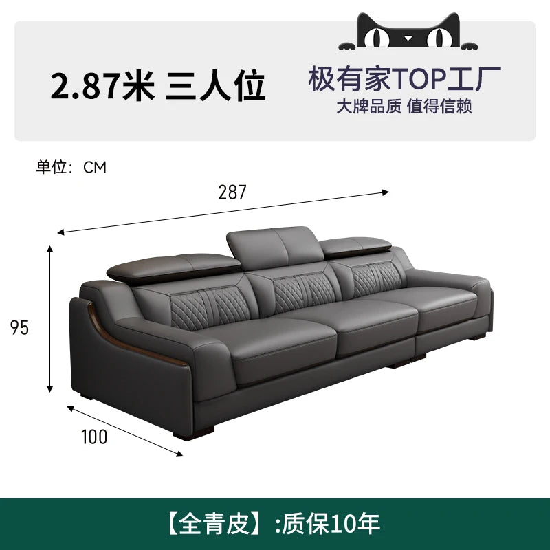 Genuine Leather Modern Sofas Luxury Recliner Comfortable Relax Armchairs Sofas Bedrooms Lazy Sillas Para Sala De Estar Furniture