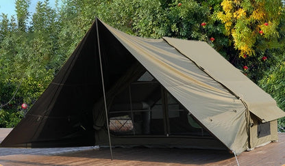 Large Outdoor Rainproof Shade Camping Inflatable Tent with Expanded Canopy Set One-piece Air Columns Parent-child Camp Marquee