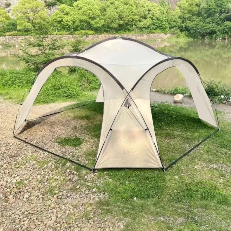 Beach Dome Sun Shelter Portable Folding Leisure Family Picnic Sunshade Camping Canopy Outdoor Windproof Camping Equipment