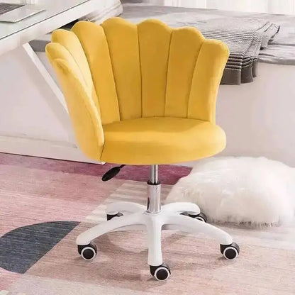 for Velvet Office Chair for Company Rotatable Soft Backrest Chair with Wheels Simple Creative Office Chairs E-sports Room