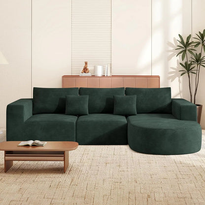 Modular Sectional Sofa L-Shape Deep Seat Comfy Living Room Bedroom No Assembly 1PCS,Customized