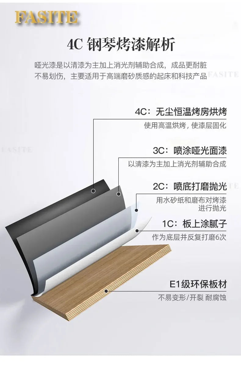 Commercial Rock Board Light Luxury And Simple Modern Small Unit Living Room Glass Coffee Table Table