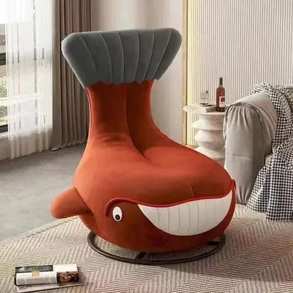 ss7304 Shark Swivel Chair Animal Leisure Small Apartment Simple Home Whale Sofa