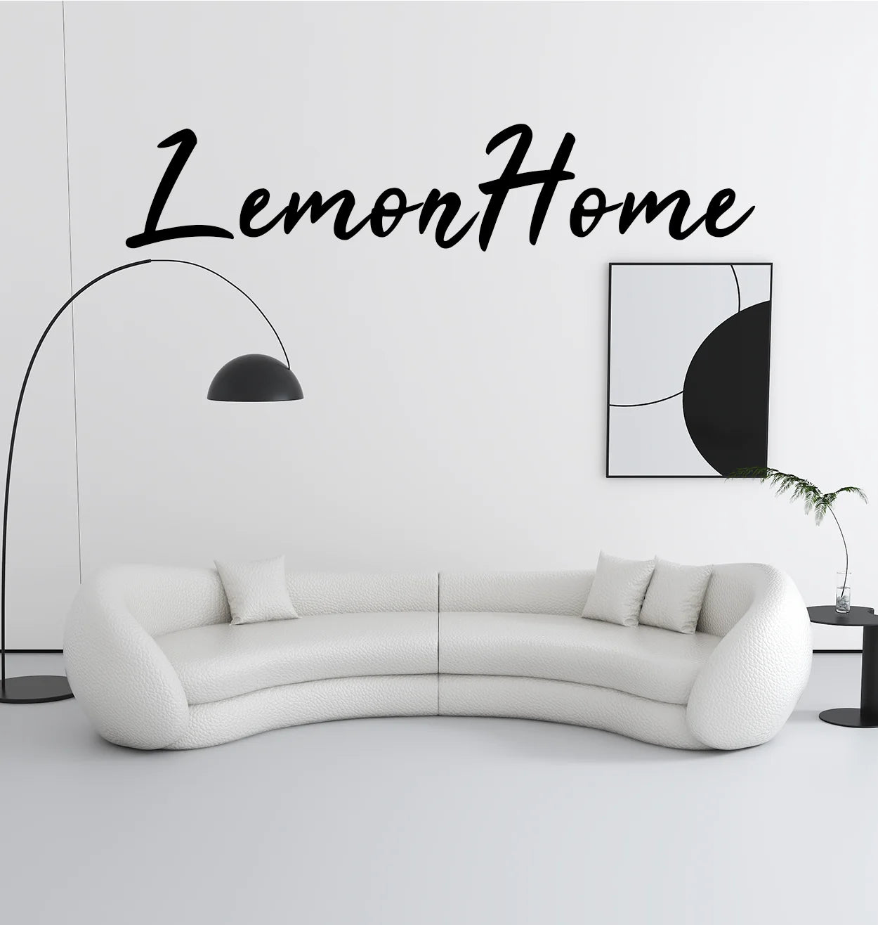 JJJJMinimalist Curved Sofa Sitting Area Reception Creative Sofa