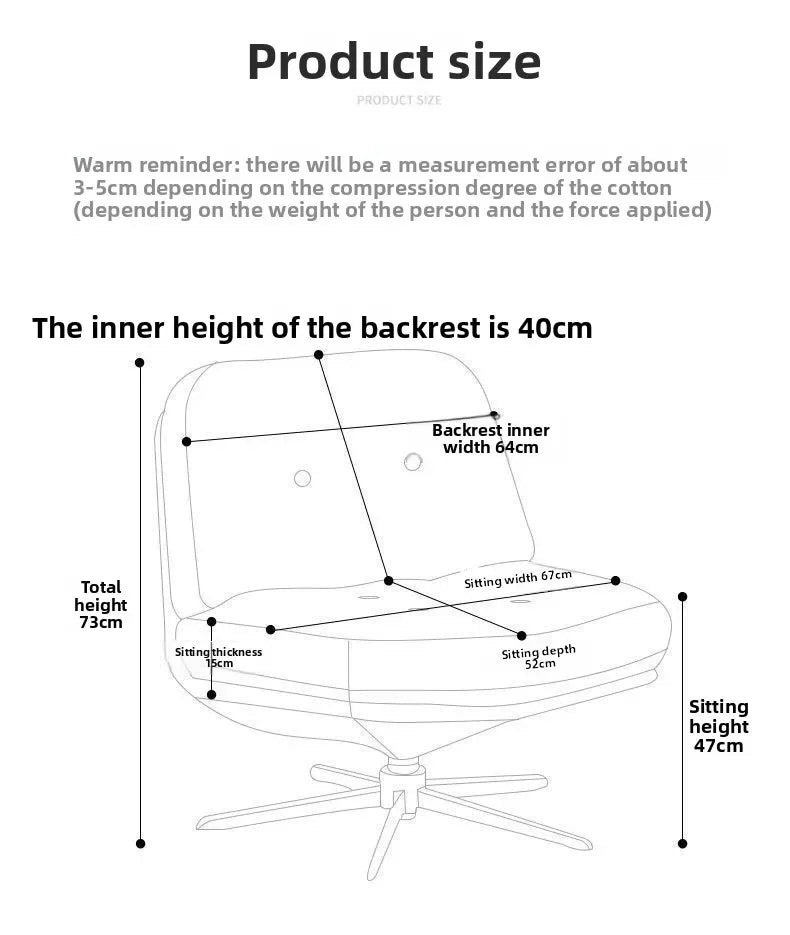 Modern Living Room Furniture Single Sofa Chair Corduroy Lounge Chair, Small Space Accent Chair Comfortable Reading Chair