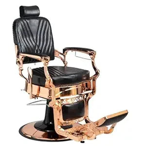 Vintage Heavy Duty Barber Chair Hydraulic Recline with Headrest 360° Rotatable Professional Salon Chair Supports up to 700 Lbs