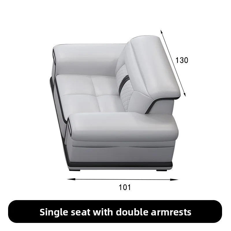 Electric Recliner Sofa with Massage Function Modern Minimalist Sectional Sofa for Large Living Room Smart Multi Functional Couch