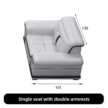 Electric Recliner Sofa with Massage Function Modern Minimalist Sectional Sofa for Large Living Room Smart Multi Functional Couch