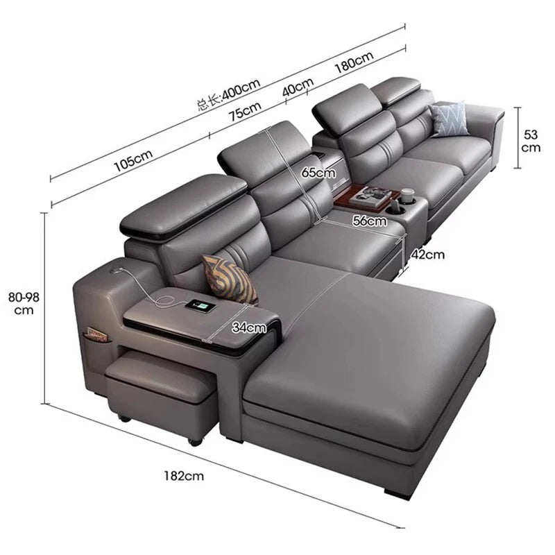 Family Multifunctional Sofas Minimalist Single Design Luxury Living Room Sofa Relaxing Nordic Woonkamer Banken Home Furniture