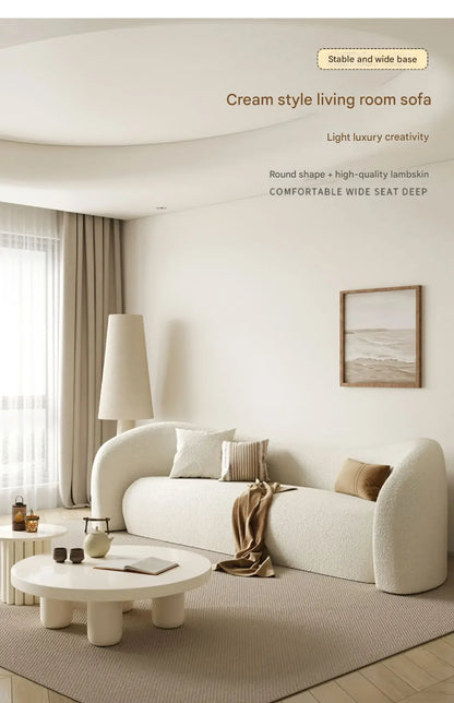 nordic living room Sofas minimalist lazy luxury europe Sofas family white salas y sofas muebles elegantes modernos Furniture