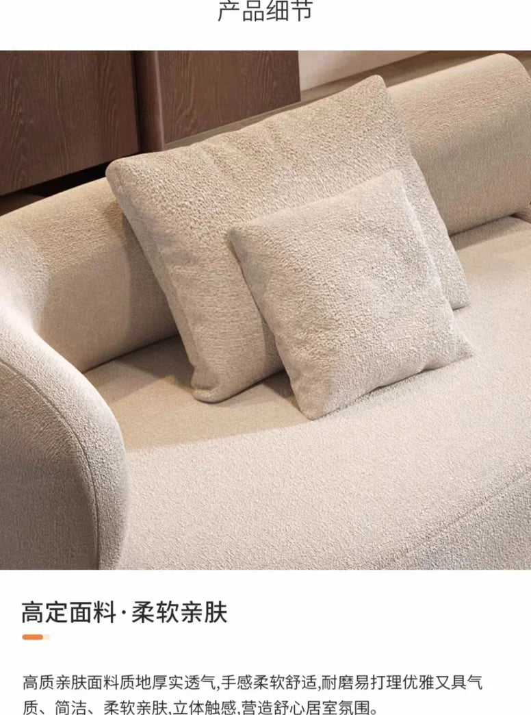 M78 Minimalist sofa large apartment living room special-shaped corner fabric, modular combination sofa