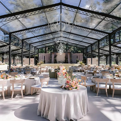 50 200 300 500 People Luxury Clear Tent Decoration Canopy Marquee Tent Rental Sale Outdoor Transparent Wedding Party Tents