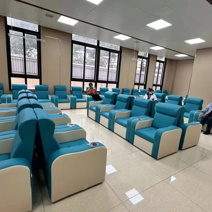 Soft Cushion Arm Support         Chair – Luxury Electric Medical Seating for Hospital Use