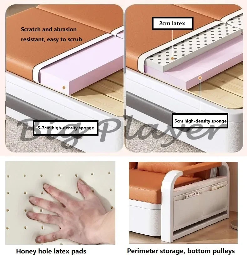 Fresh Foldable Home Sofa Fold Bed