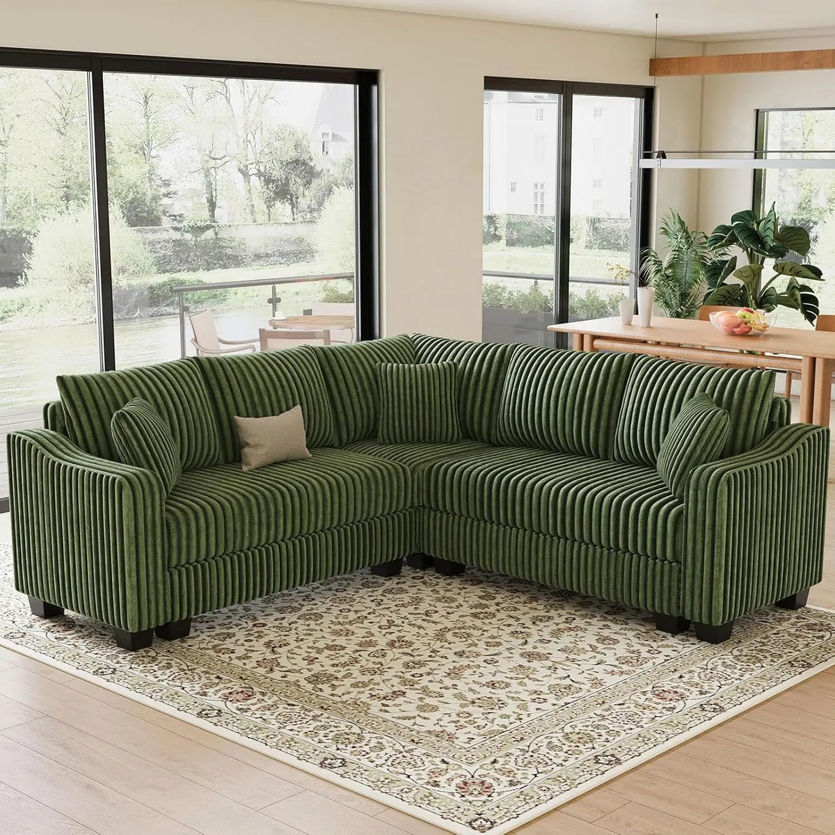Convertible Sectional Couch with Chaise Corner Sectional Sofa L Shaped Couch Reversible Corner Upholstered Couches, Customized