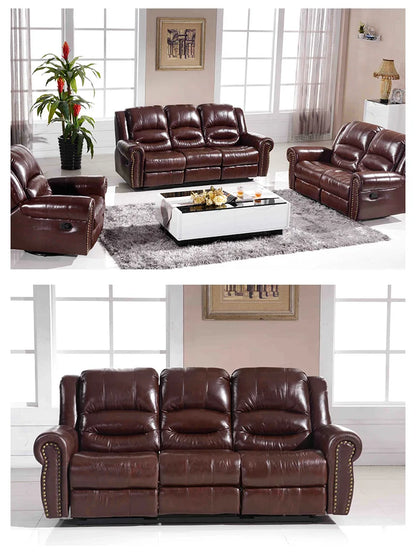 Living room furniture combination first-class electric cabin multifunctional rivet sofa chair