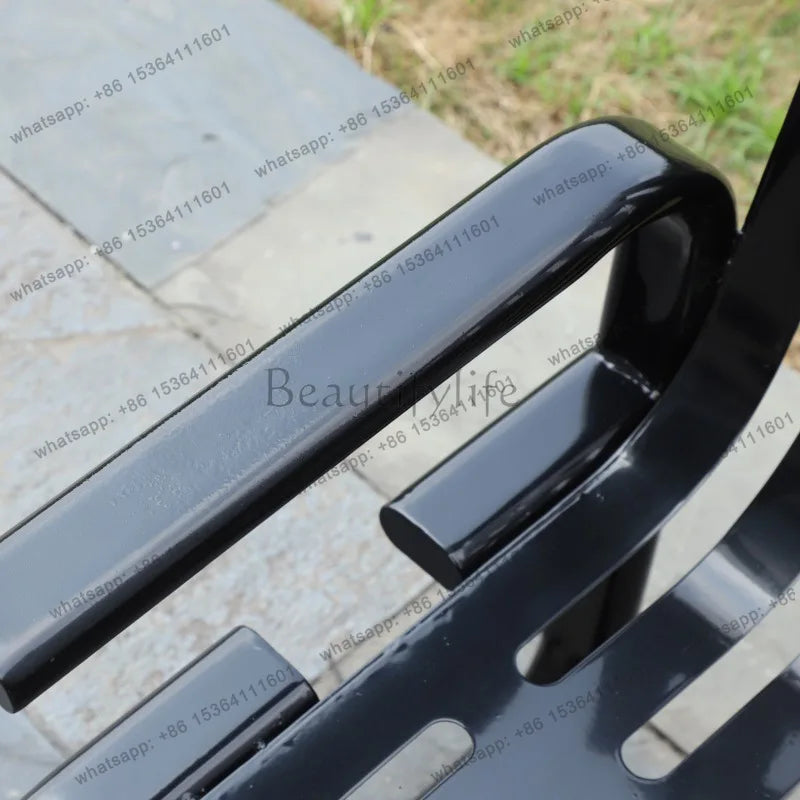 Great Quality Outdoor Metal Garden Bench Street Leisure Public Steel Bench