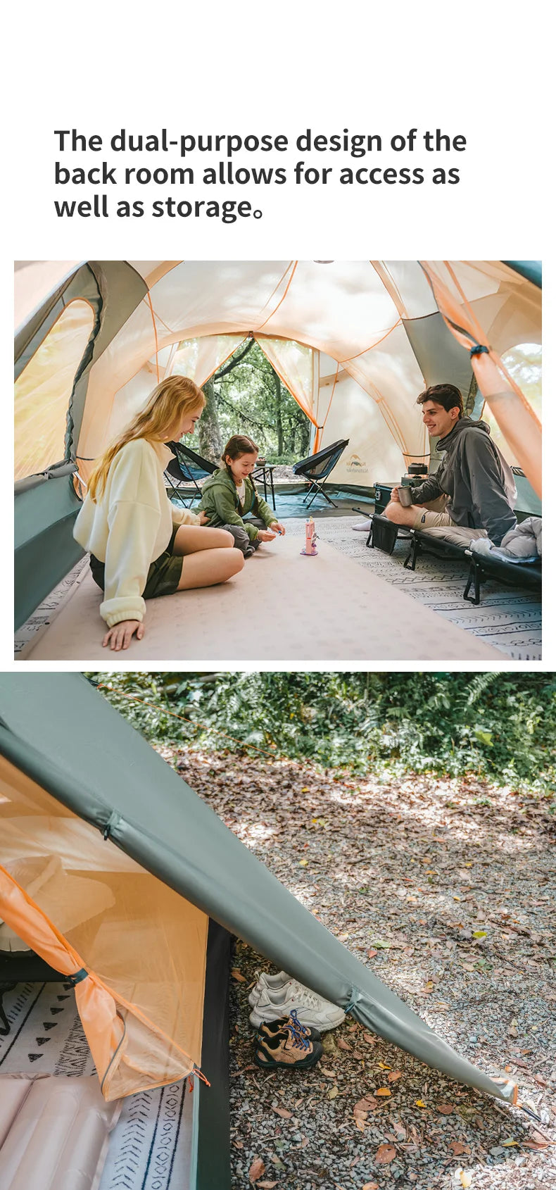 Naturehike 8-10 Person Tent Kota Cloud Casual Tent Outdoor Camping Hiking Travel Gazebo Tents Big Space Waterproof Breathable