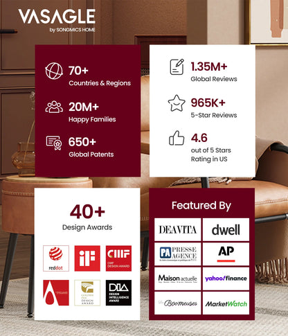 VASAGLE Side Table, Small Round End Table with Lower Shelf, Nightstand for Small Spaces, Living Room, Bedroom