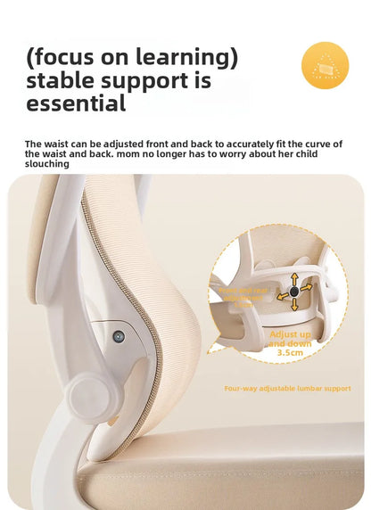 New model Durable Office Study Chair Computer Chair Household Desk Chair Student Writing Chair Waist Protection Ergonomic Chair