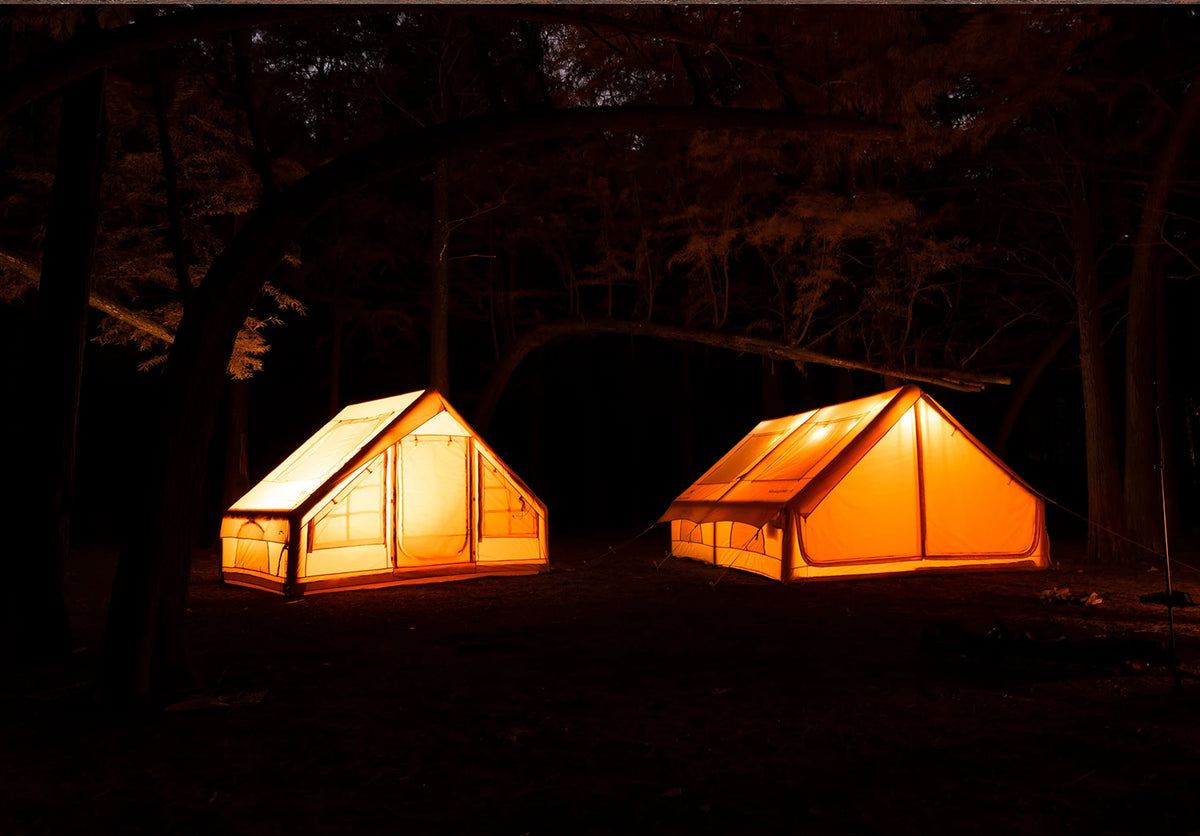 MOUNTAINHIKER Extra Large 3-6 Person Inflatable Family Camping Tent with High-Quality Windproof and Spacious Interior