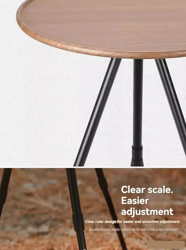 DDPNKL 1PC Outdoor Small round Table Camping Leisure Ultra Lightweight Portable Picnic Garden Table, Coffee Table, Tea Table