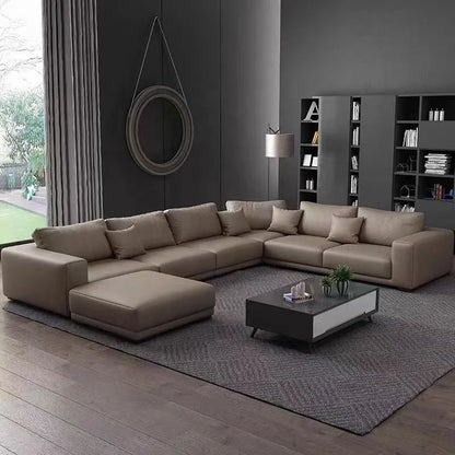 &S Modern Nordic Velvet Wood Sectional Couch White Modular Sofa Set for Living Room Convertible & Reclining for Hotels & Villas*