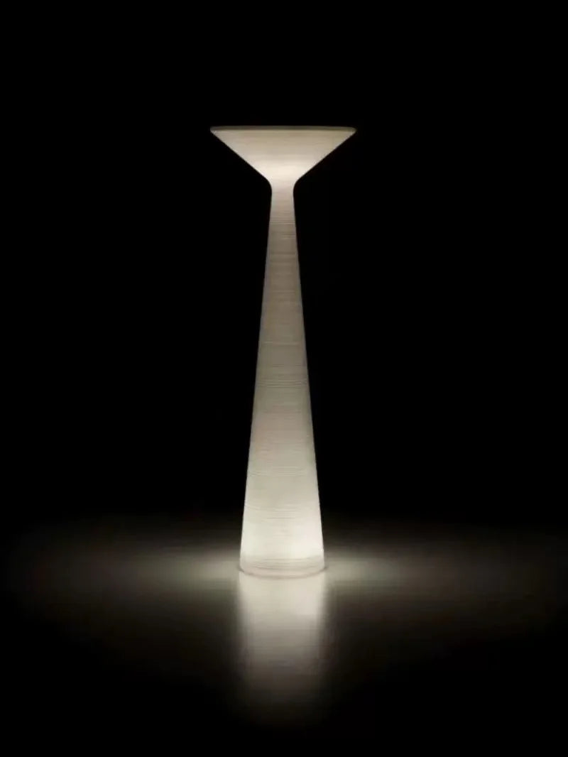 Outdoor large rolling sculpture floor lamp creative art decorative lighting