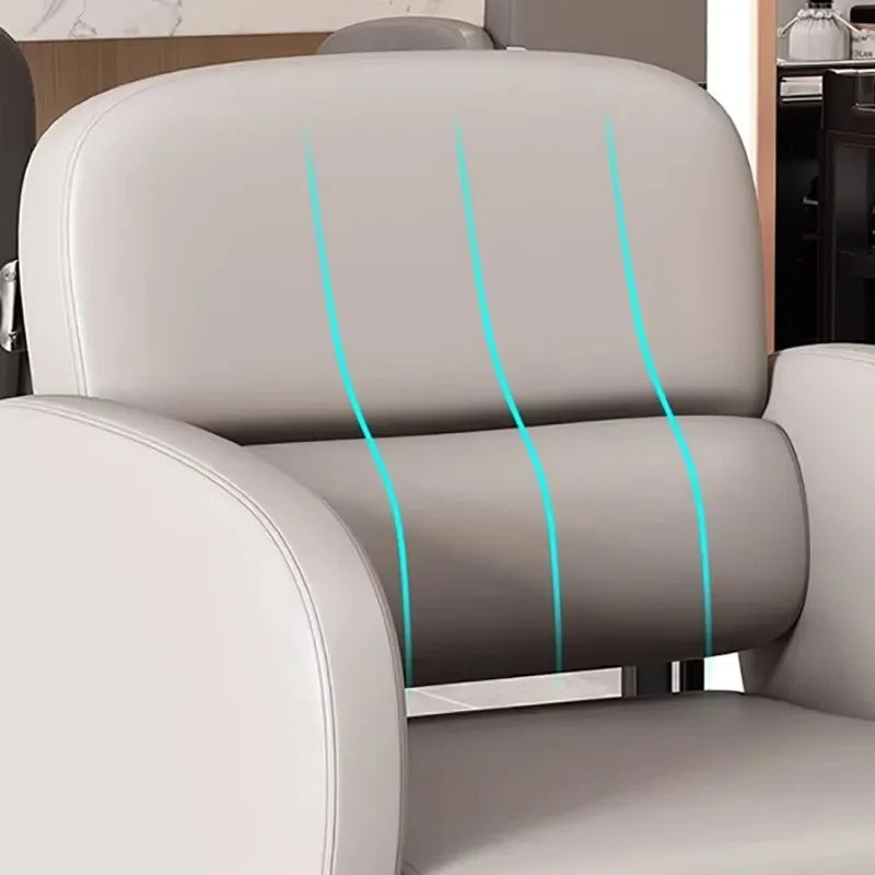 Classic Fashion Barber Chairs Simple Exquisite Trendy Premium Salon Chairs Beauty Modern Bancos Con Ruedas Salon Furniture