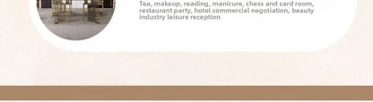 Modern Light Luxury Accent Chair Premium Dining Chair for Salon Reception Office Conference Hotel Lounge Makeup Nail Studio