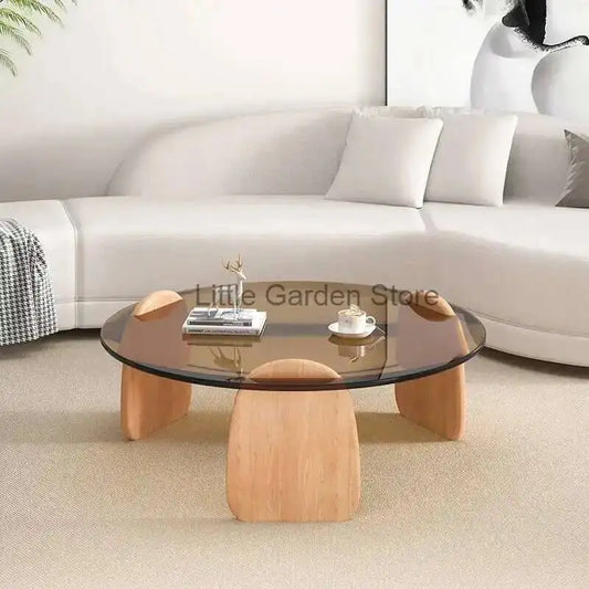 Tables basses minimalistes modernes thé salle à manger Tables basses rondes De luxe Table De Salon Basses De Salon meubles De maison YY50CT
