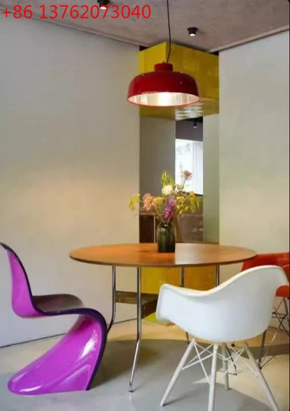 Minimalist personality art Internet celebrity color dining chair negotiation chair