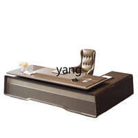 yjq president's desk simple modern high-end company leadership general manager table and chair combination