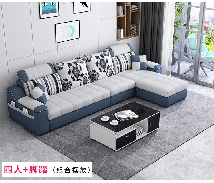 Designer Luxury Outdoor Sofa Relaxing Mid Century Nordic Sectional Living Room Sofas Couch Lazy Divano Lounge Suite Furniture