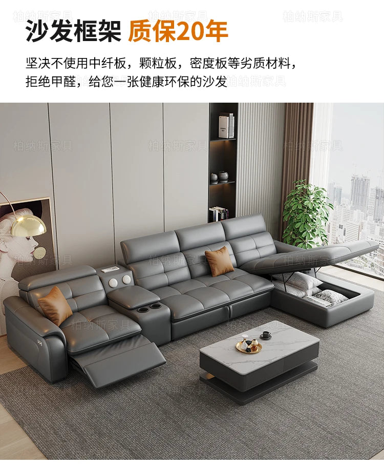 Italian Modern Sofas Minimalist Living Room Electric Lazy Sofas Relax Armchairs Apartment Articulos Para El Hogar Accessories