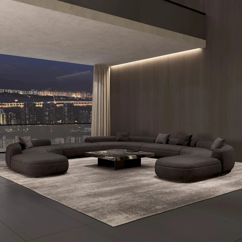 Oversized Black Living Room Sofas Minimalist Nordic Modern Living Room Sofas Lounge Lounge Couch Wohnzimmer Furniture For Home