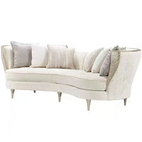 +Hot Selling Luxury Modern Italian Wooden Frame Fabric Living Room Furniture Sofa Set