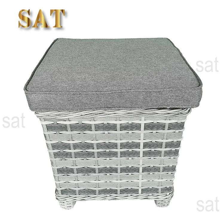 Modern high-quality PE wicker mixed woven rattan furniture garden outdoor sofa set catering hotel park courtyard