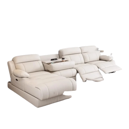 Aesthetic White Living Room Sofas Sleeping Real Leather Lazy Lounge Sofa Luxury Modern Soft Couch Wohnzimmer Furniture For Home