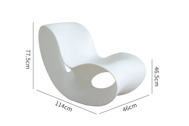 Small apartment living room balcony household outdoor lazy bedroom leisure rocking chair