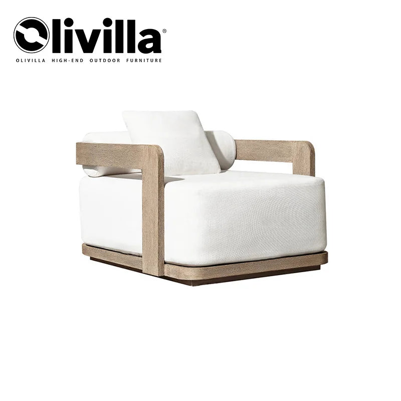 Patio Aluminum Furniture Comfortable Thick Upholstered Cushions Quick Dry StyleSofa Set for Garden Living Room Courtyard