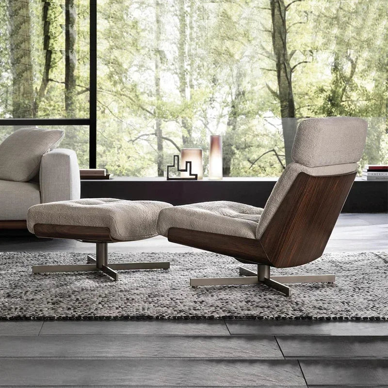 Single sofa rotating sofa chair recliner living room bedroom leisure reading chair