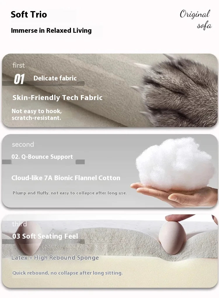 Elegant Luxury Sofa Living Room Inflatble Trendy Comfortable Design Sofa Relaxing Floor Modern Apartment Muebles Hotel Furniture