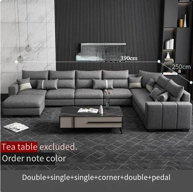 Designer Sectional Living Room Sofa Set Luxury Floor Fluffy Big Sofa Lazy Couch Modular Puff Canape Salon Home Furniture