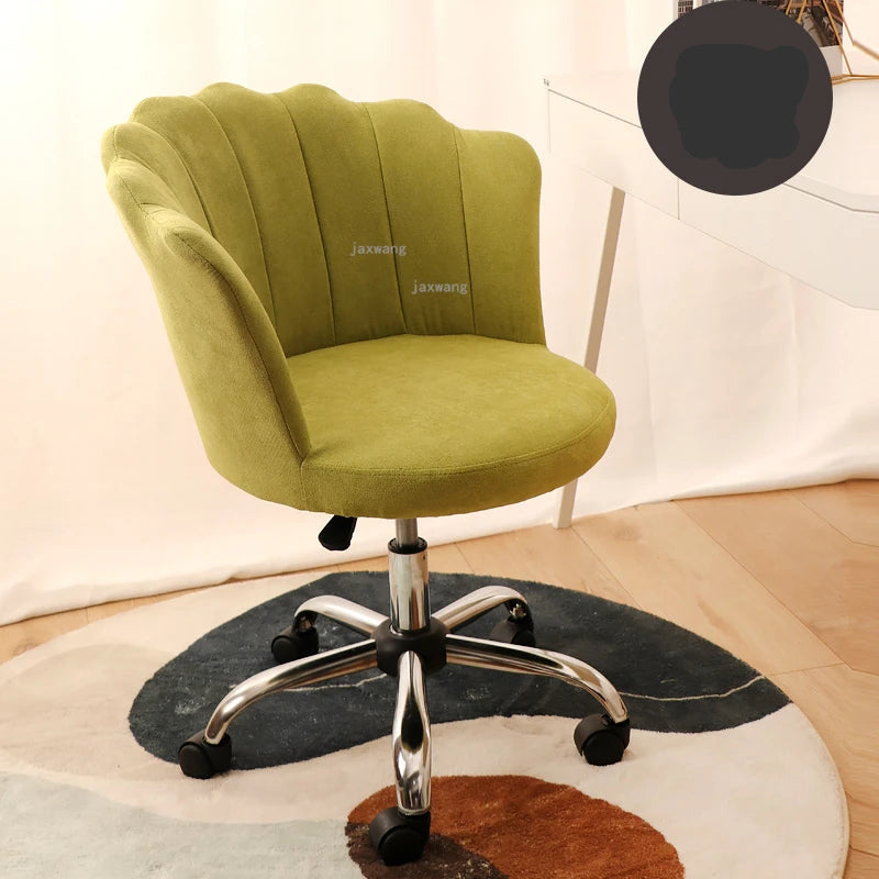 Nordic Leisure Backrest Computer Chair Luxury Bedroom Armchair Modern Office Chair Living Room Furniture Swivel Chair L K