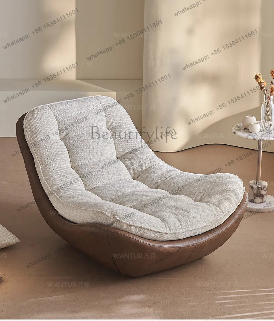 minimalist light luxury Nordic sofa chair simple leisure lazy sofa chair
